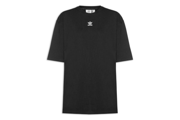 Camiseta Feminina Essentials Boyfriend - Preto