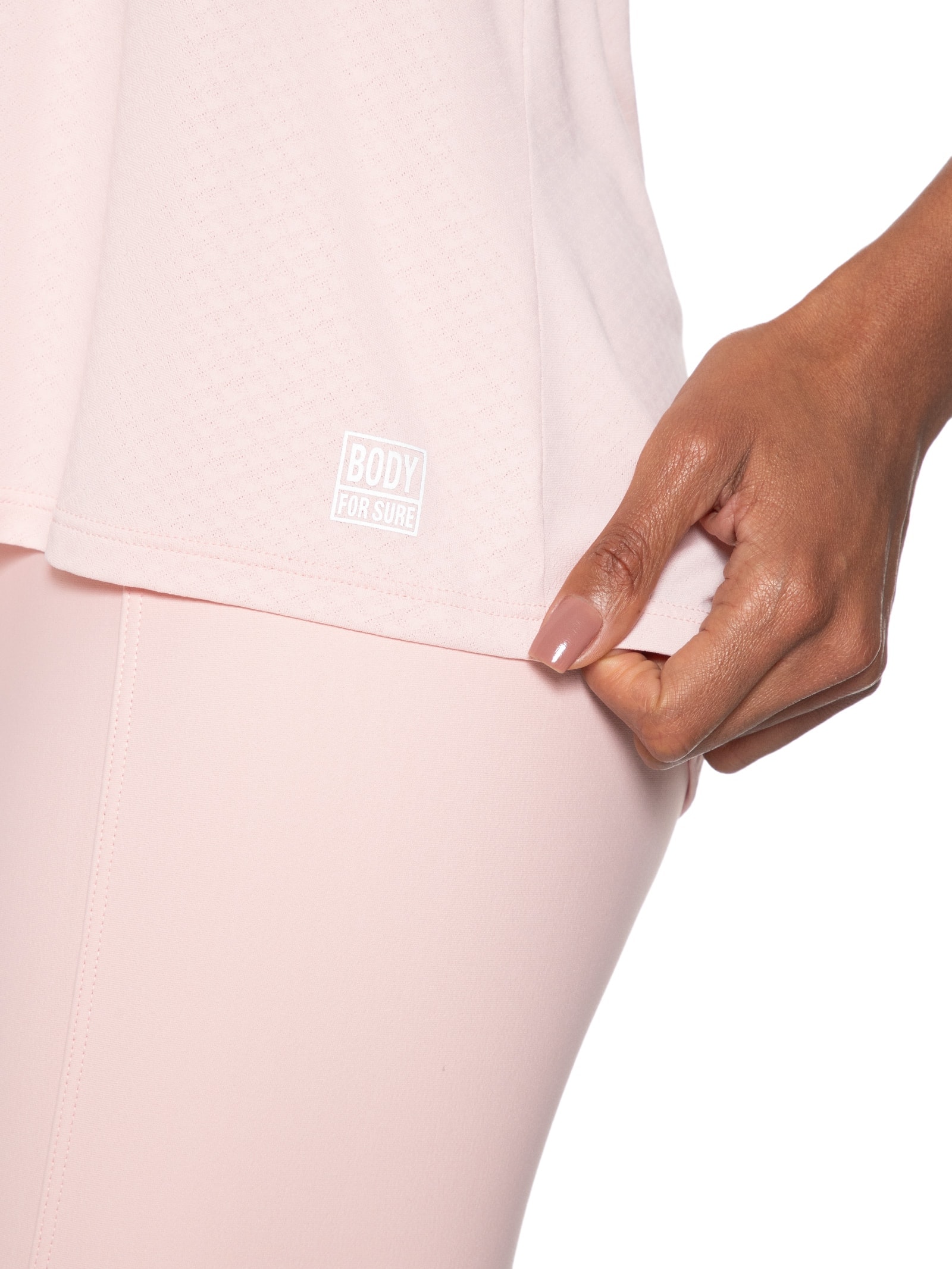 Camiseta Feminina Essentials Rosa Body For Sure