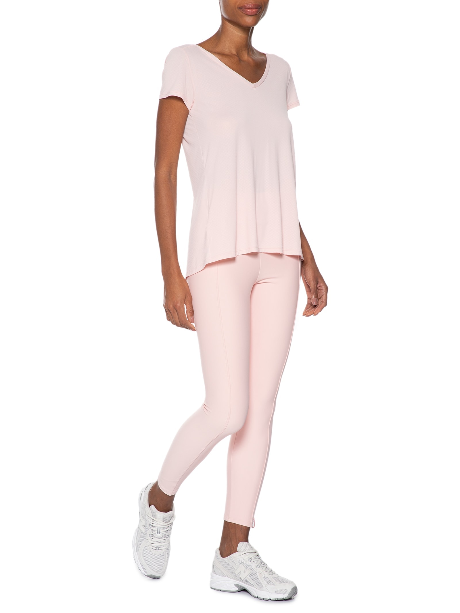 Camiseta Feminina Essentials Rosa Body For Sure