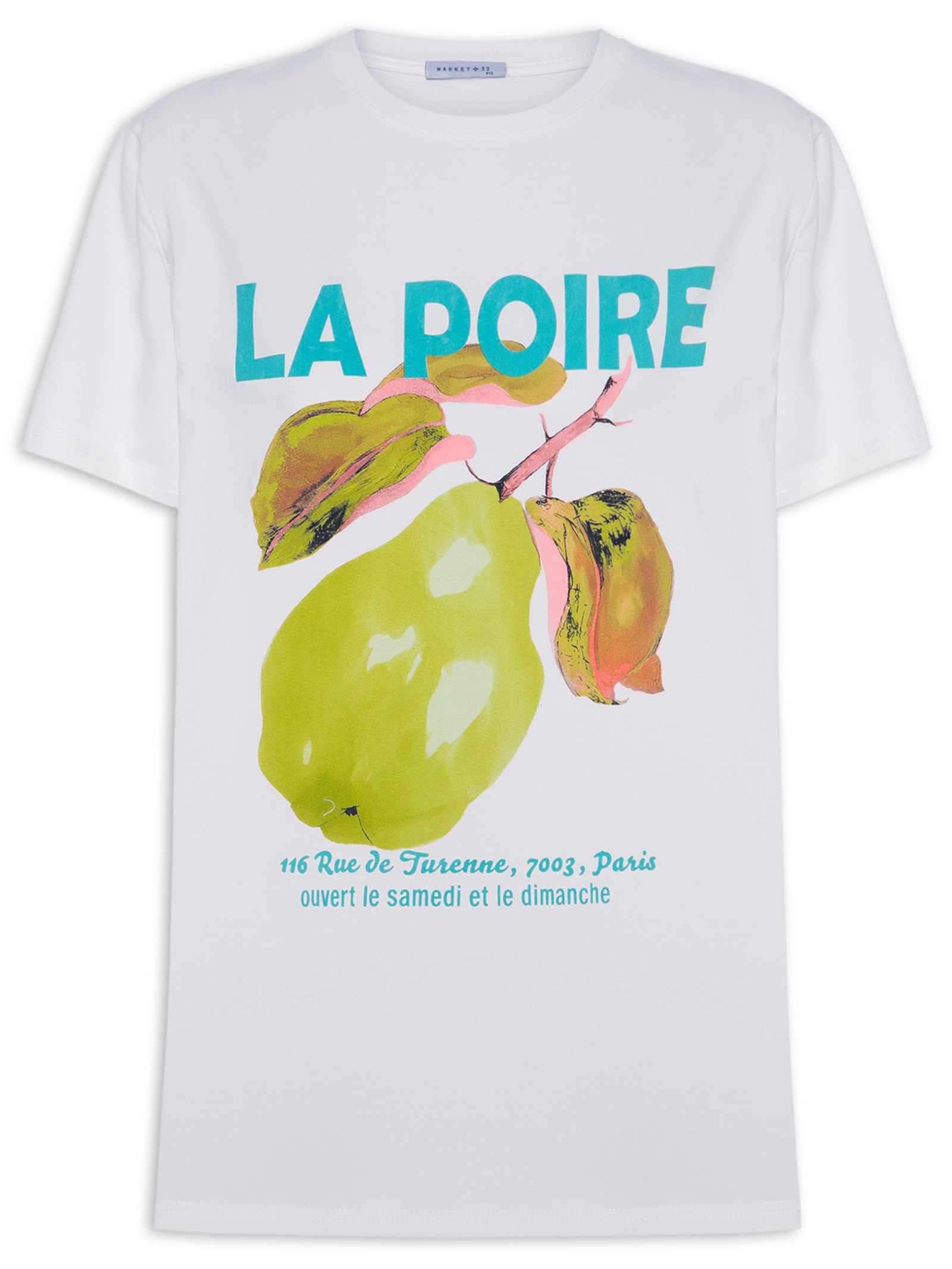 Camiseta Feminina Estampa La Poire Off White Market 33