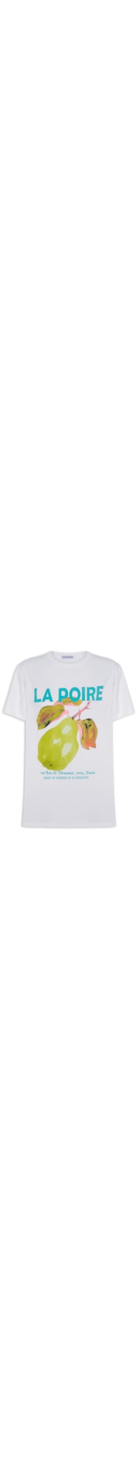 Camiseta Feminina Estampa La Poire - Off White