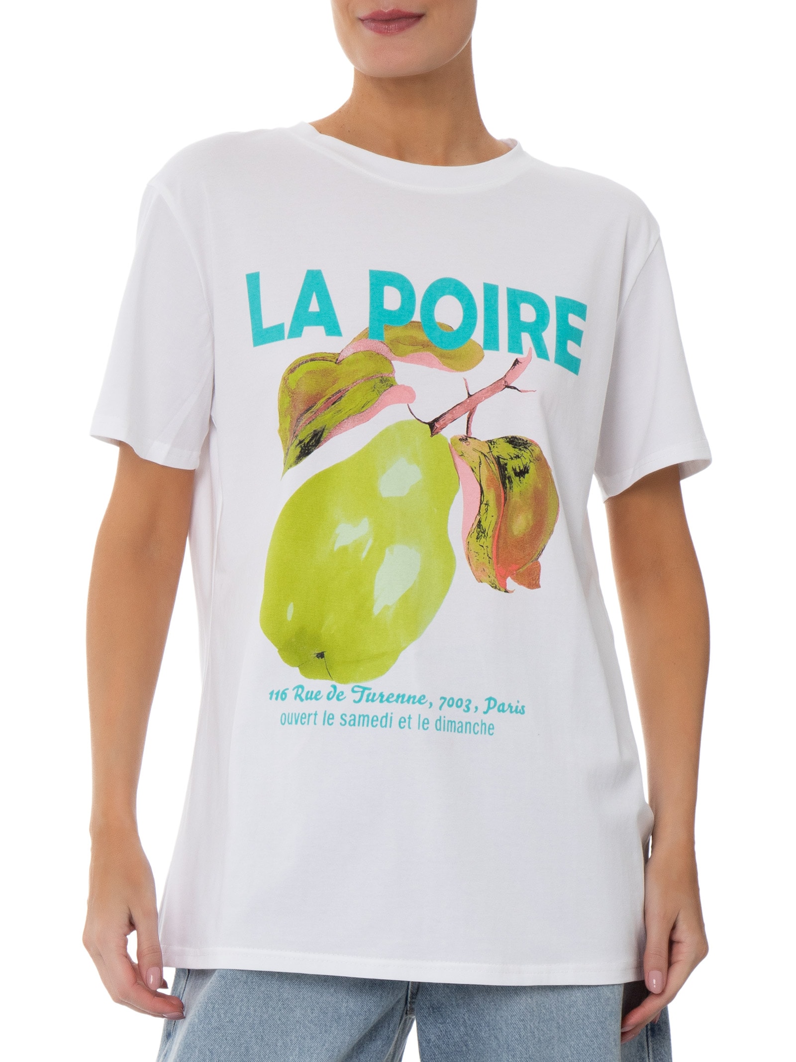 Camiseta Feminina Estampa La Poire Off White Market 33