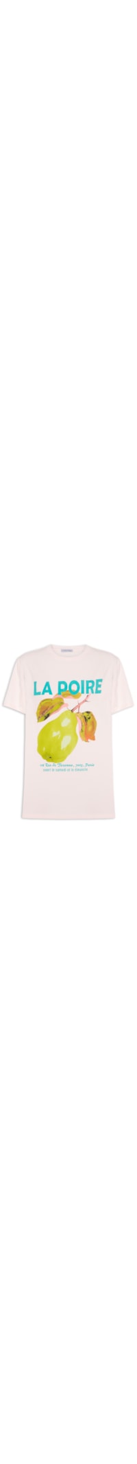 Camiseta Feminina Estampa La Poire - Rosa