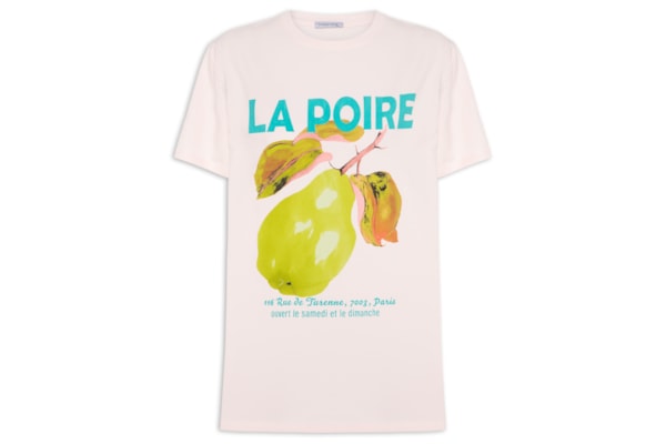 Camiseta Feminina Estampa La Poire - Rosa