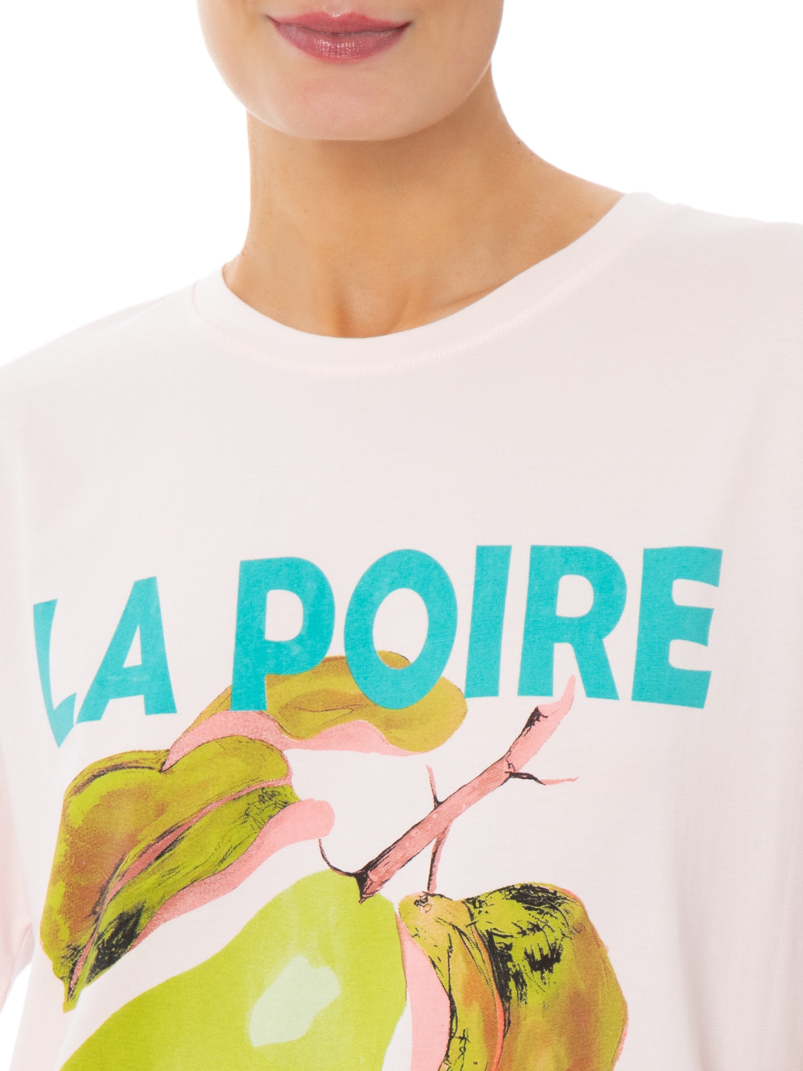 Camiseta Feminina Estampa La Poire Rosa Market 33