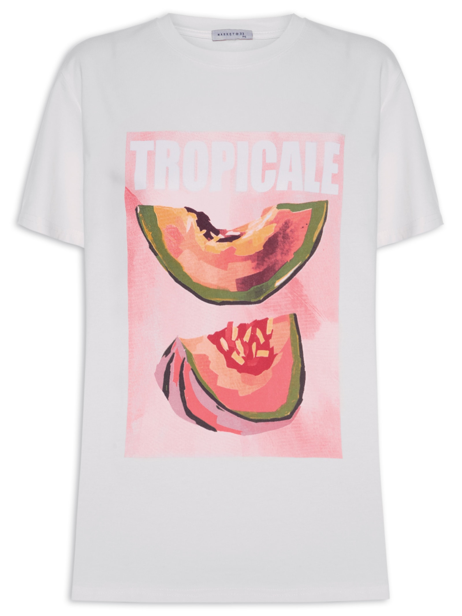 Camiseta Feminina Estampa Tropicale Off White Market 33