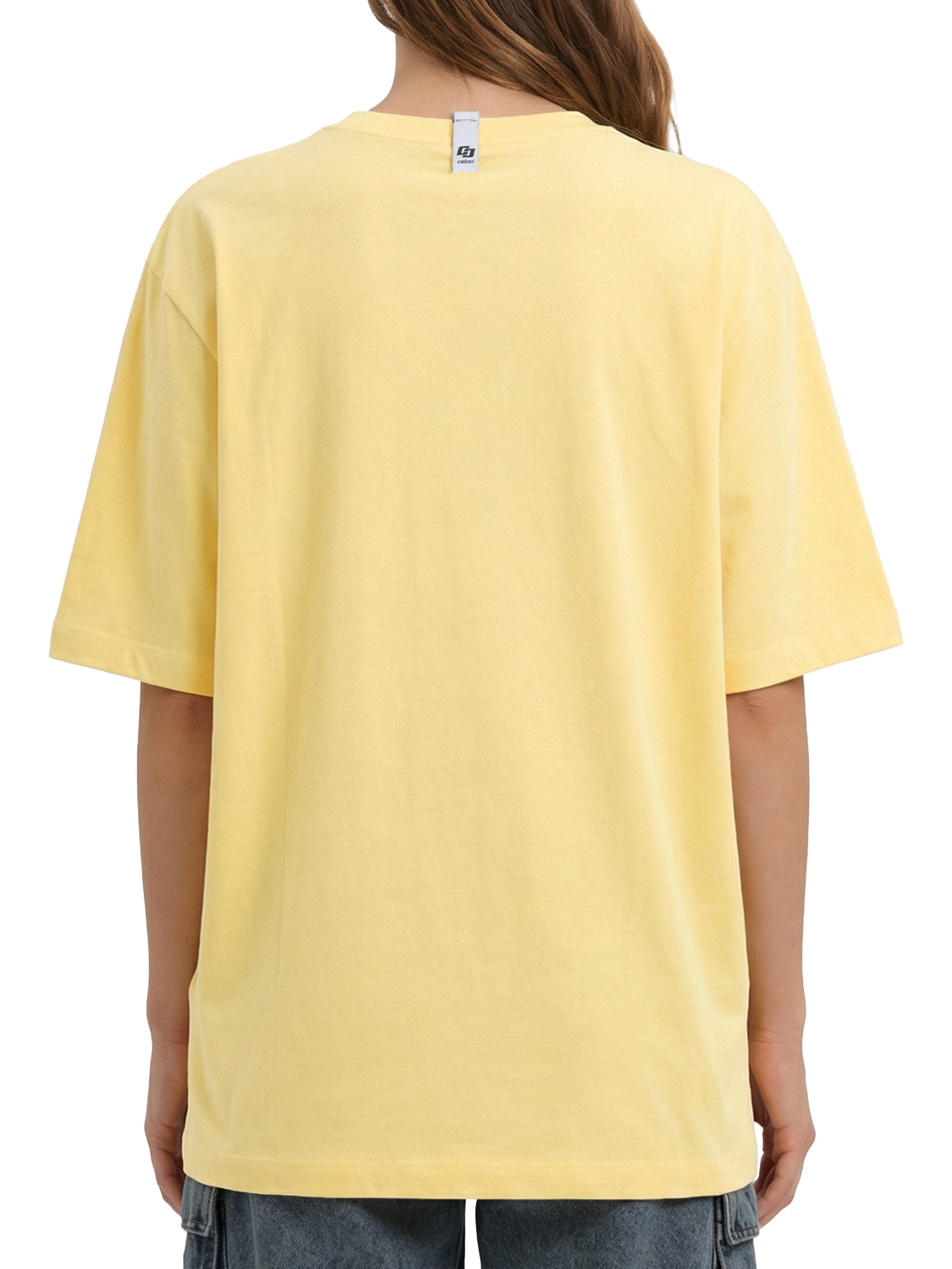 Camiseta Feminina Estampada Amarelo Colcci