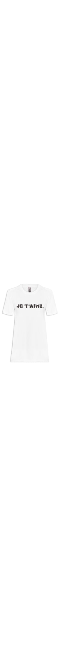 Camiseta Feminina Estampada - Branco