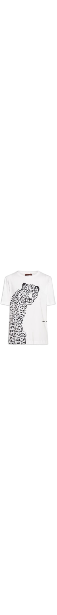 Camiseta Feminina Estampada - Branco