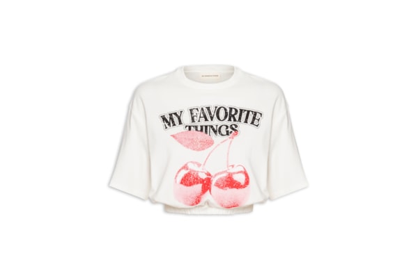 Camiseta Feminina Estampada - Branco