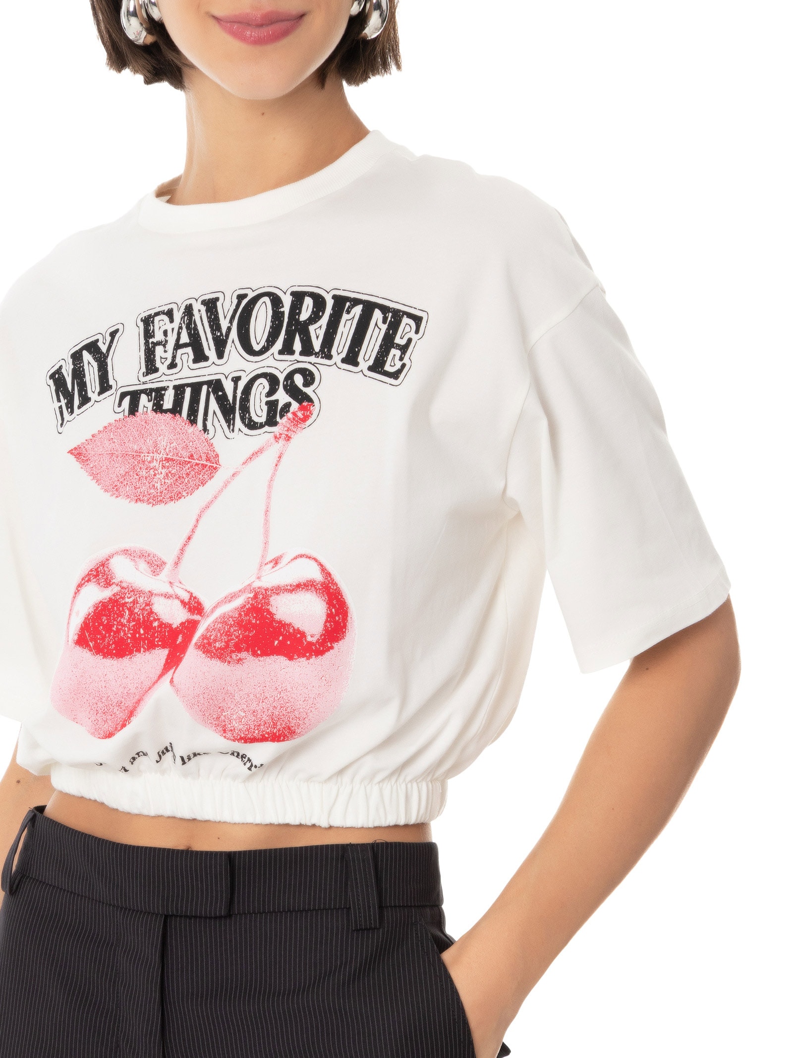 Camiseta Feminina Estampada Branco My Favorite Things