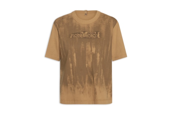 Camiseta Feminina Estampada - Marrom