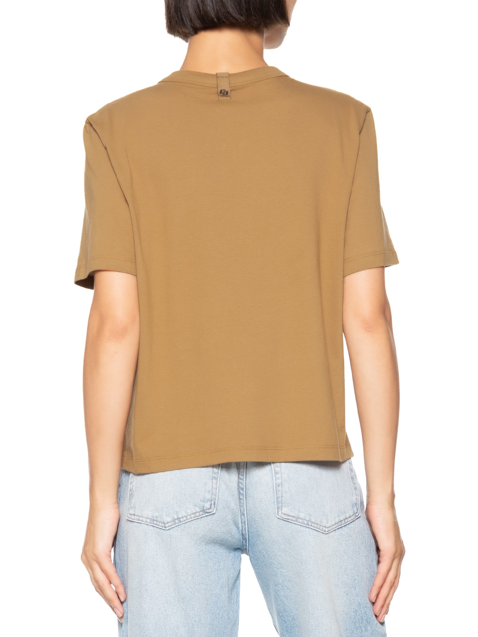 Camiseta Feminina Estampada Marrom Colcci