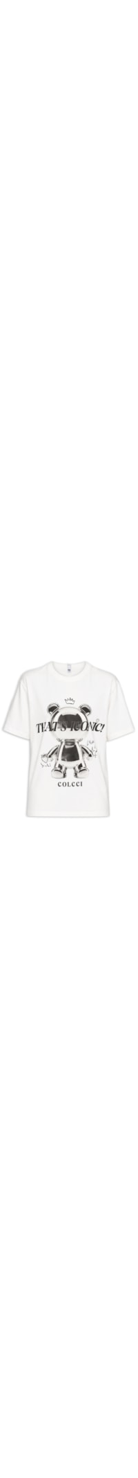 Camiseta Feminina Estampada - Off White