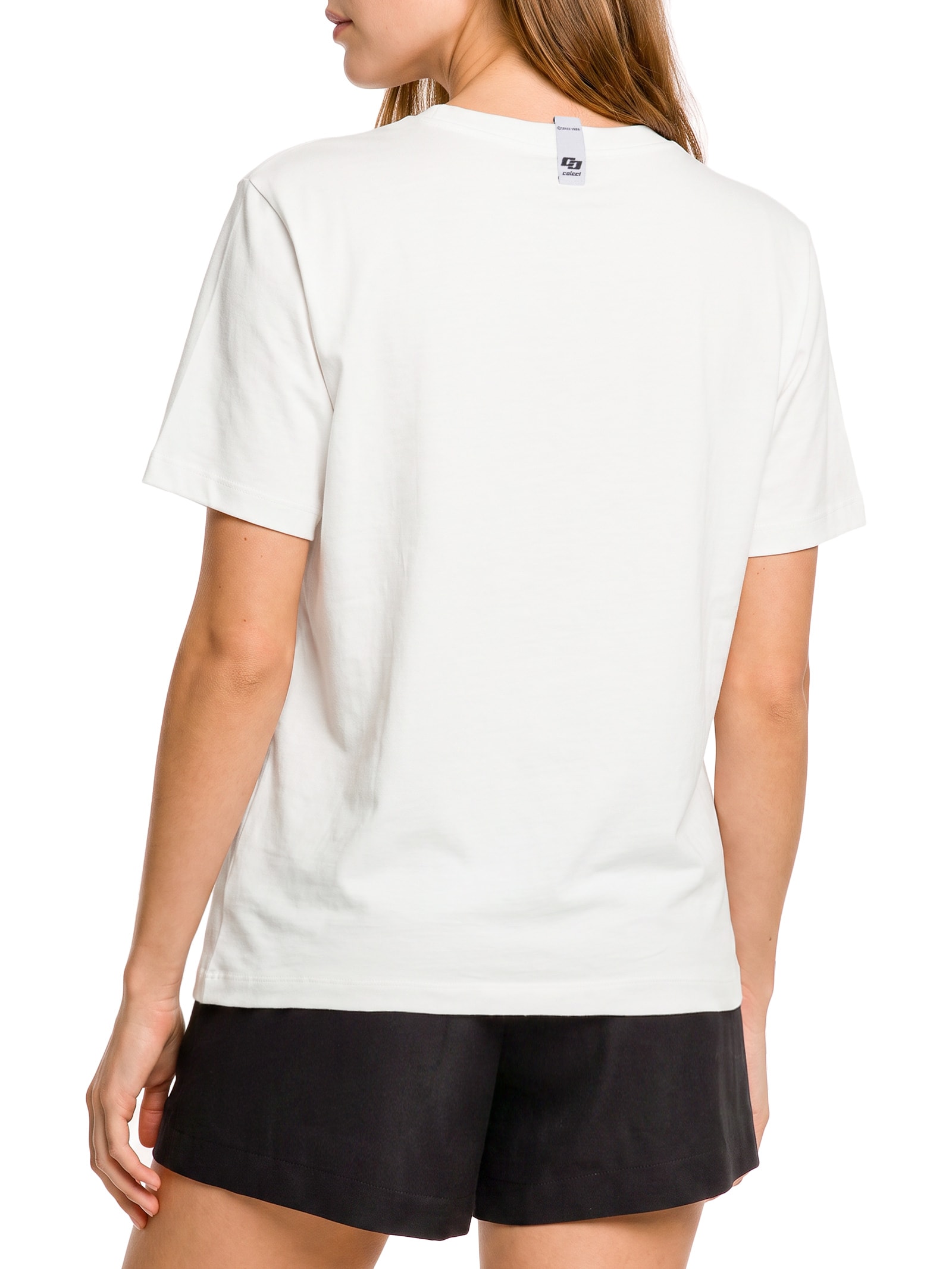 Camiseta Feminina Estampada Off White Colcci