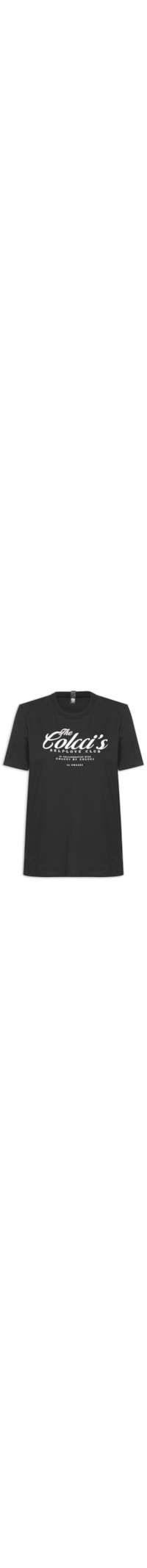 Camiseta Feminina Estampada - Preto
