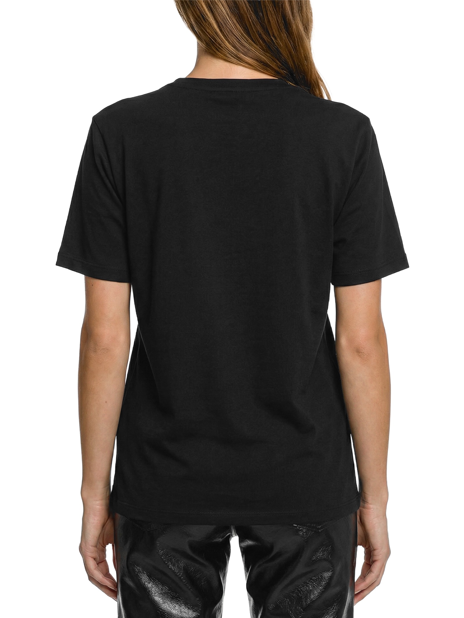 Camiseta Feminina Estampada Preto Colcci