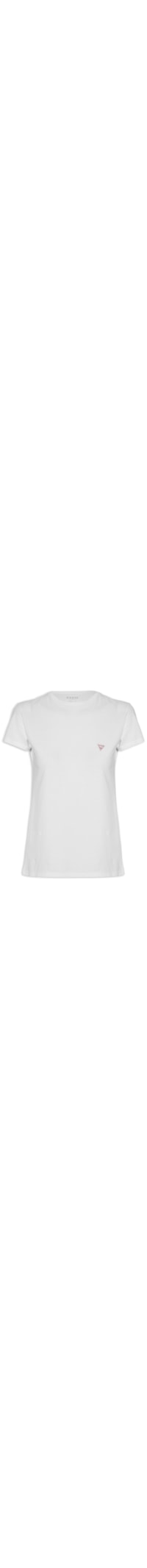 Camiseta Feminina Etiqueta Triângulo - Branco