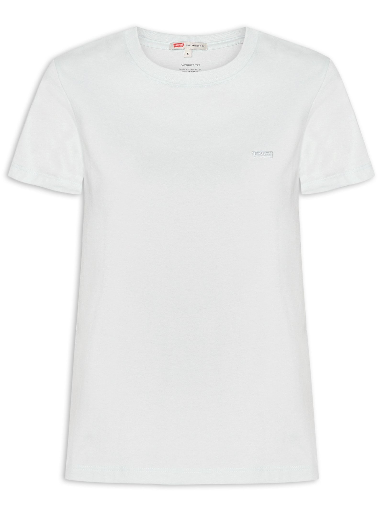 Camiseta Feminina Favorite Cotton Tee Azul Levi's