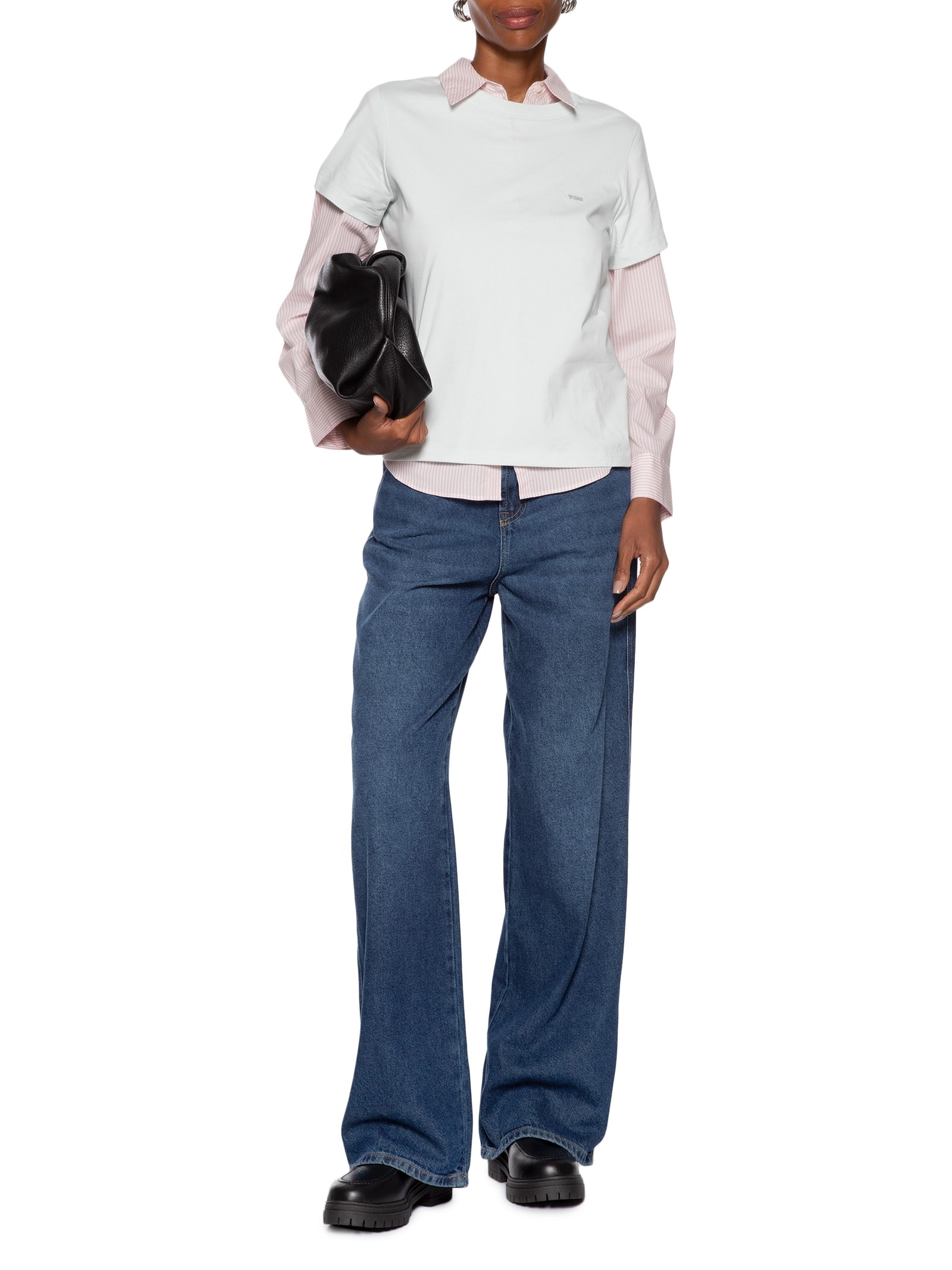 Camiseta Feminina Favorite Cotton Tee Azul Levi's