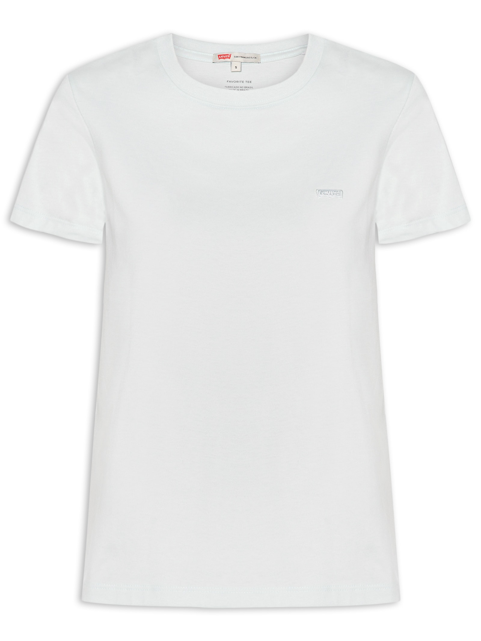 Camiseta Feminina Favorite Cotton Tee Azul Levi's