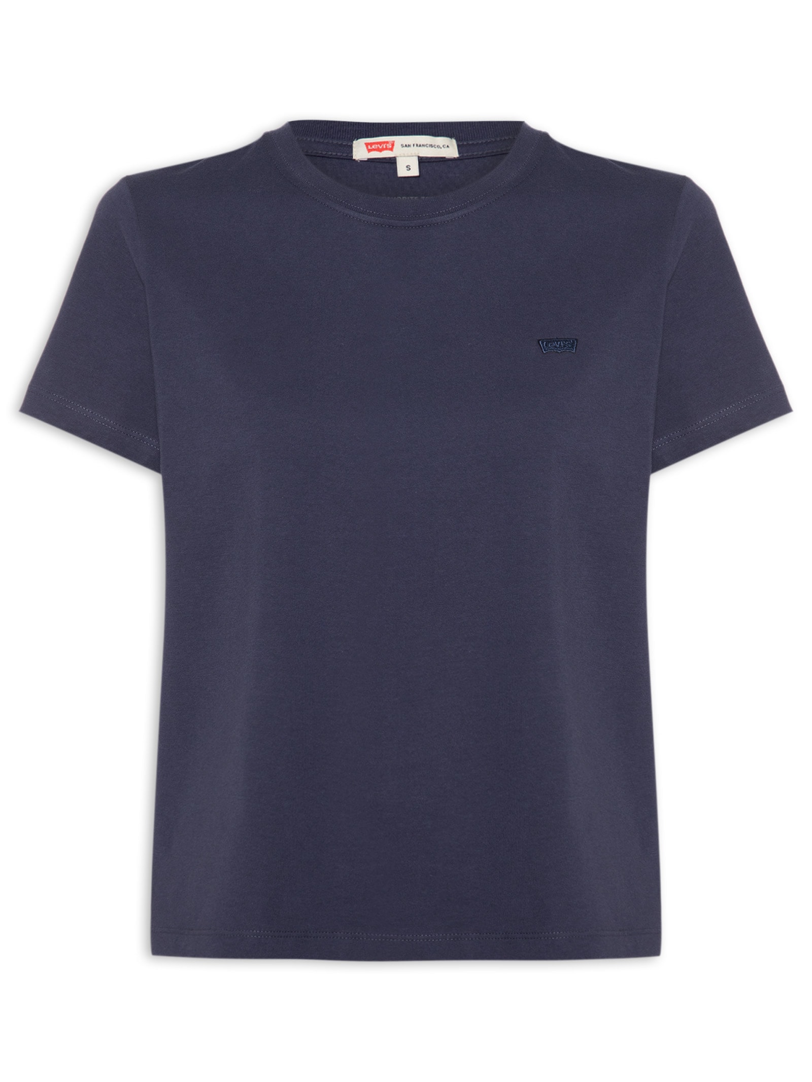 Camiseta Feminina Favorite Cotton Tee Azul Levi's