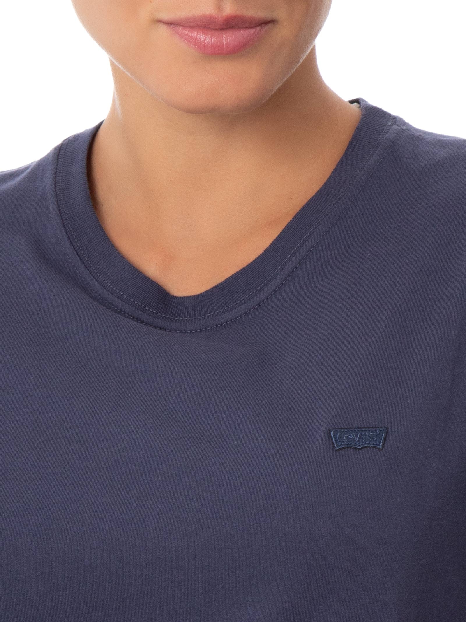 Camiseta Feminina Favorite Cotton Tee Azul Levi's