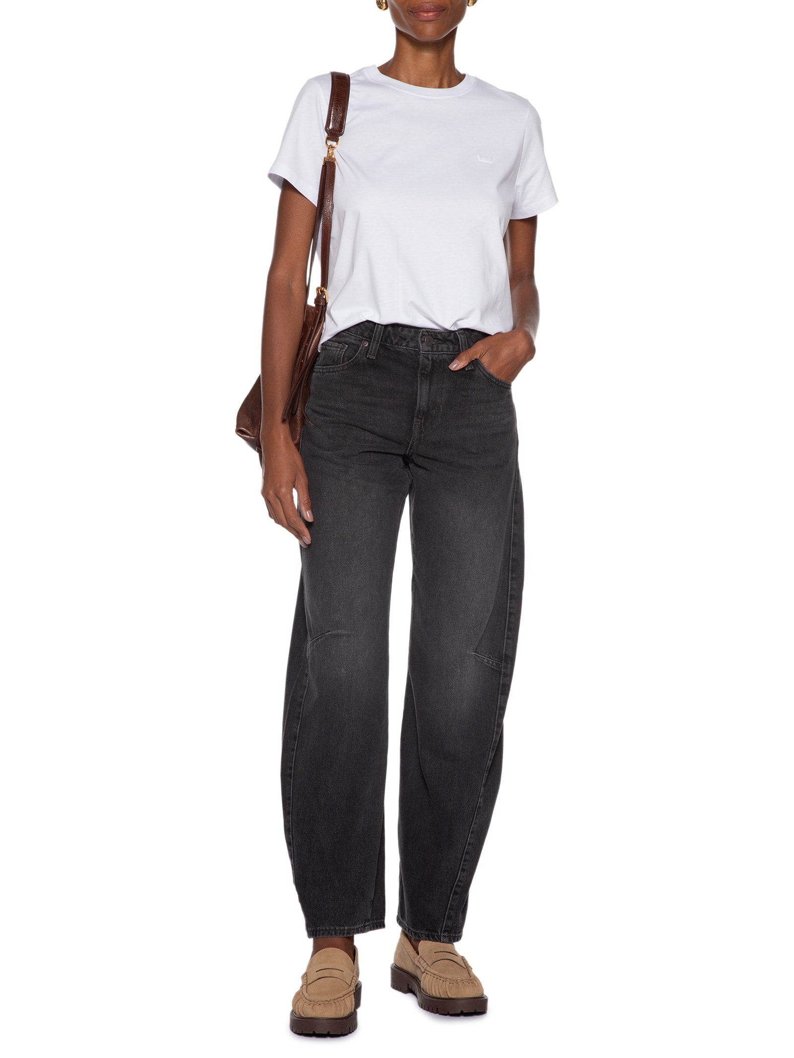 Camiseta Feminina Favorite Cotton Tee Branco Levi's