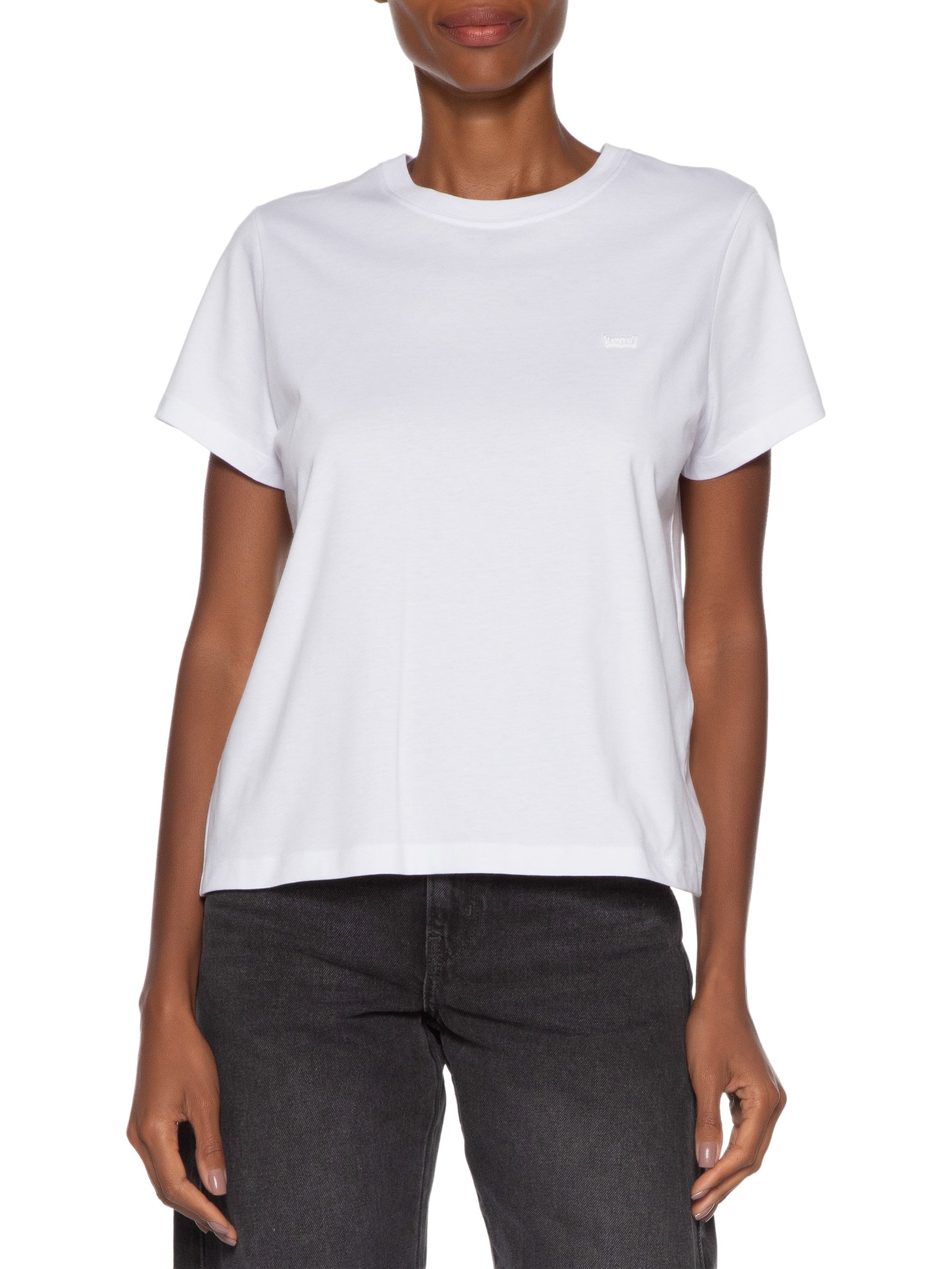 Camiseta Feminina Favorite Cotton Tee Branco Levi's