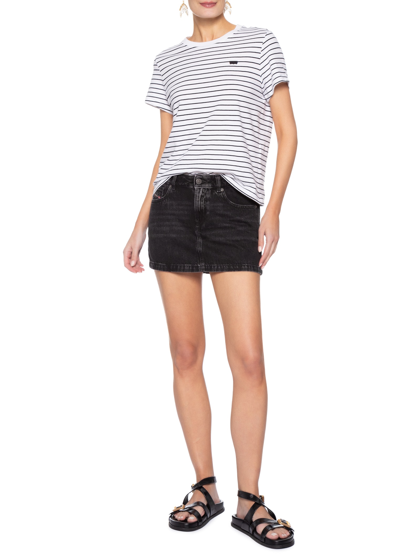 Camiseta Feminina Favorite Cotton Tee Branco Levi's