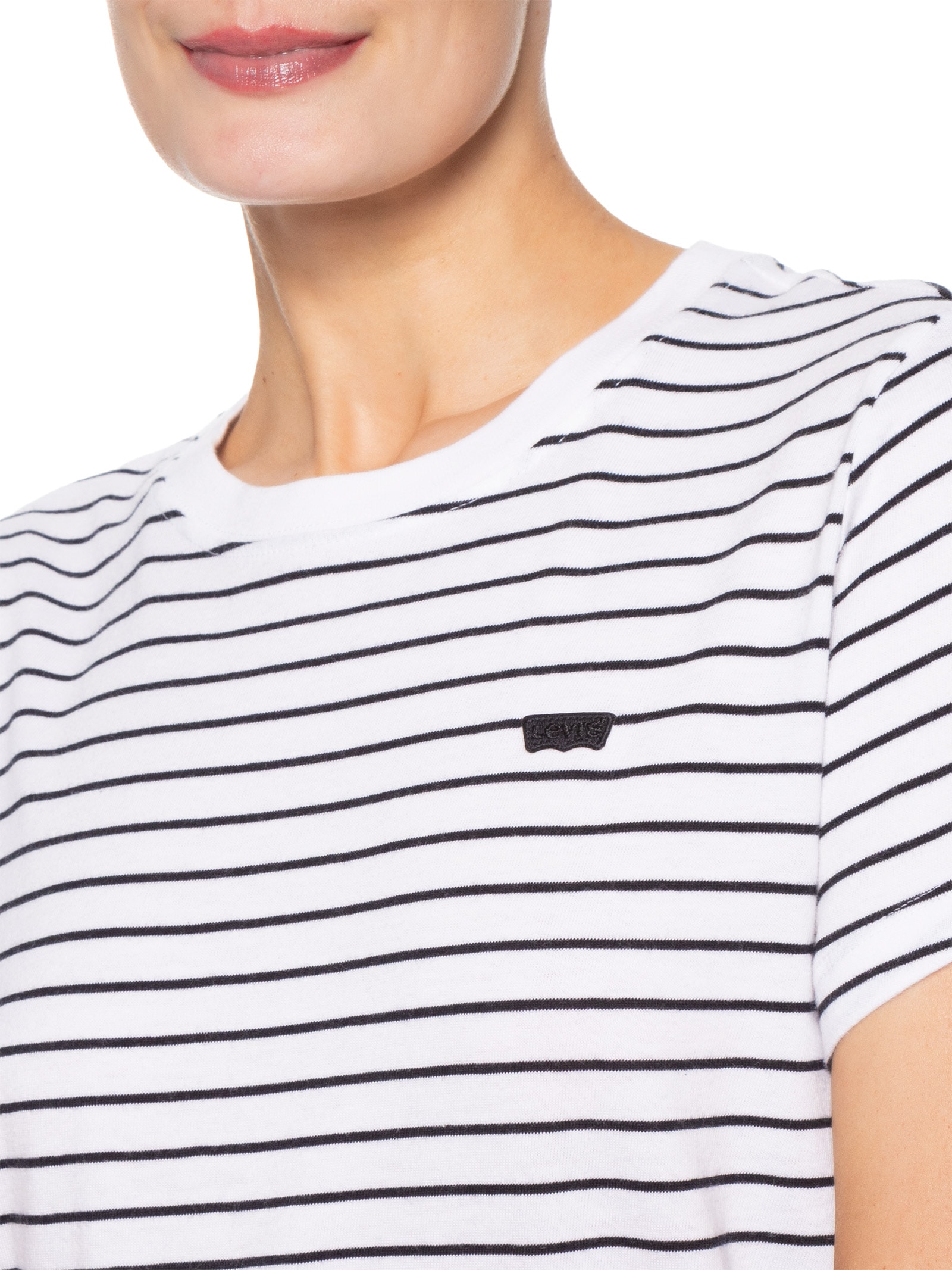 Camiseta Feminina Favorite Cotton Tee Branco Levi's