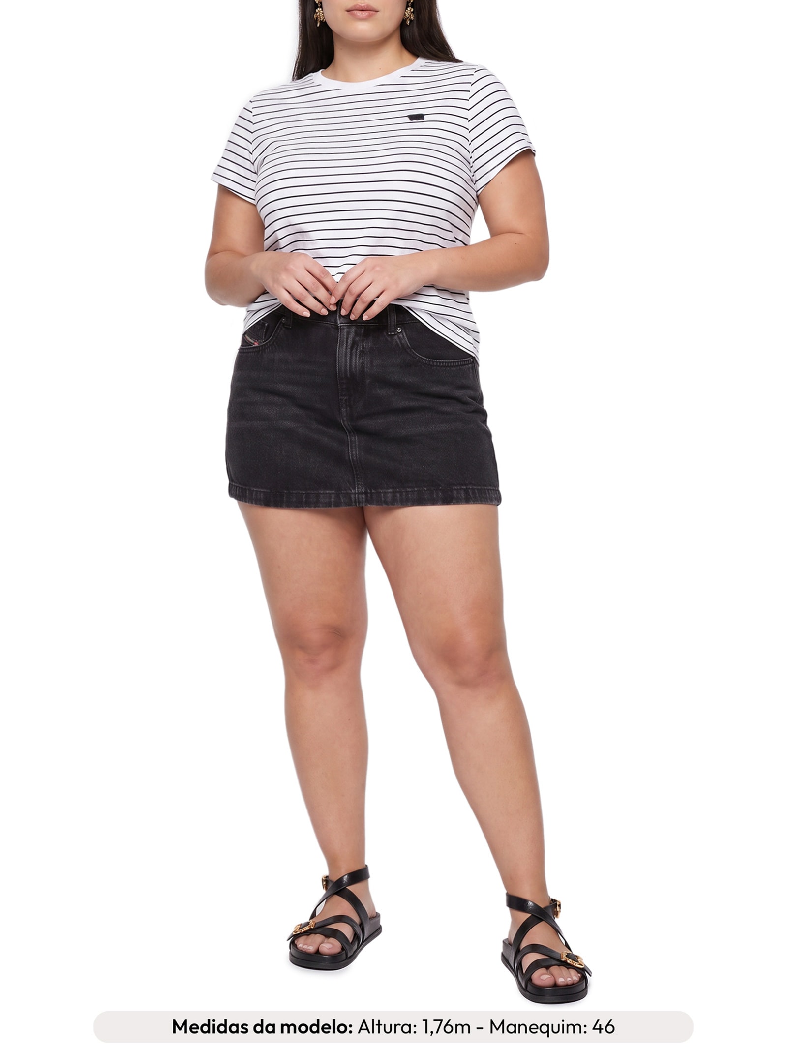 Camiseta Feminina Favorite Cotton Tee Branco Levi's