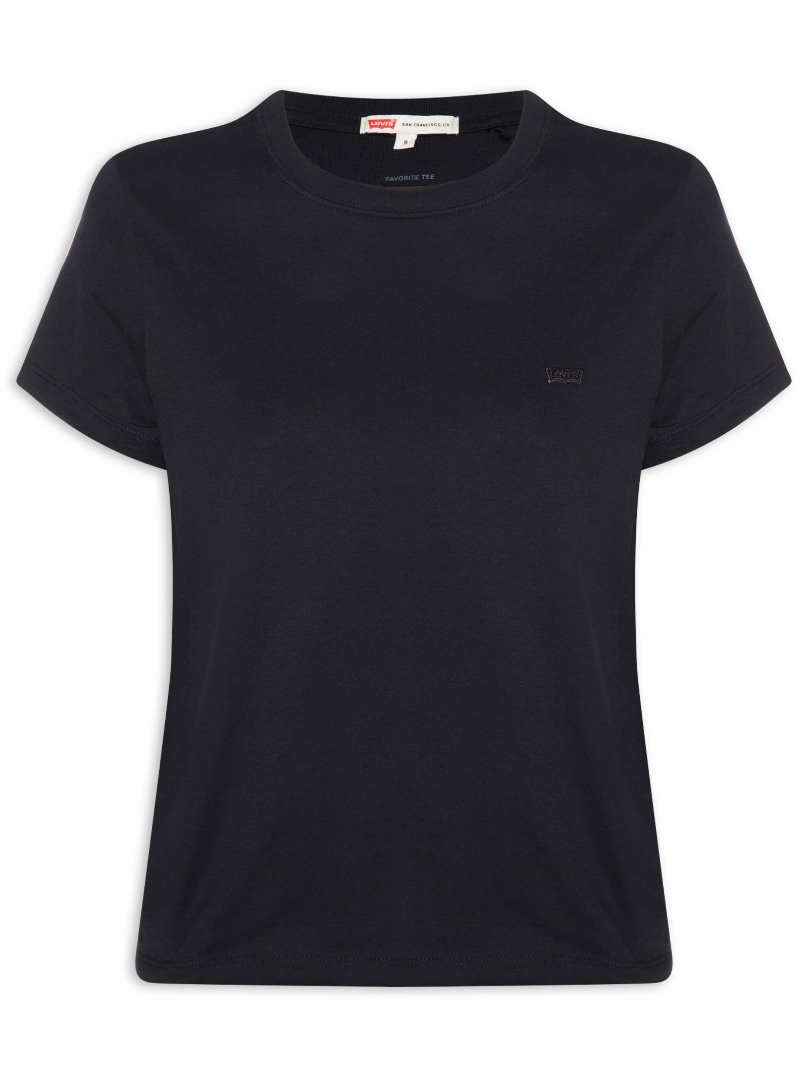 Camiseta Feminina Favorite Cotton Tee Preto Levi's