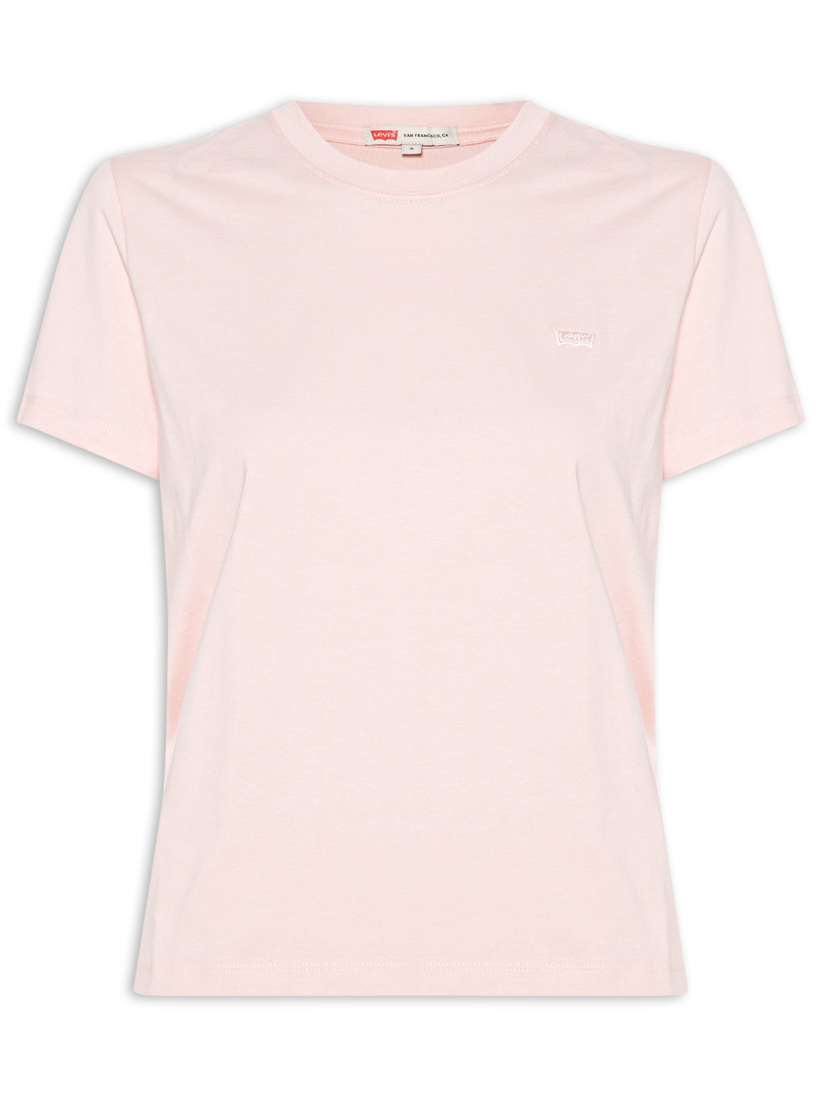 Camiseta Feminina Favorite Cotton Tee – Rosa Levi's