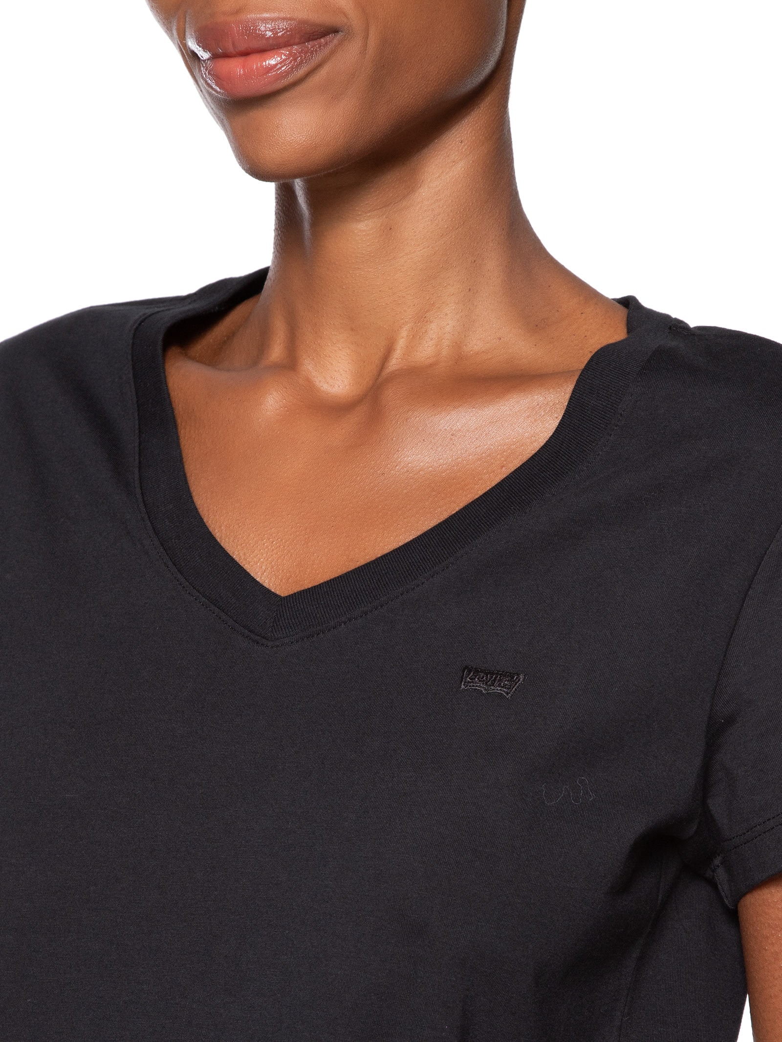 Camiseta Feminina Favorite V-Neck Preto Levi's