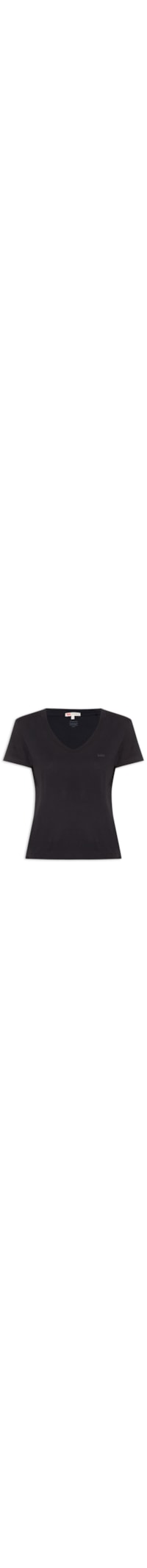 Camiseta Feminina Favorite V-Neck - Preto