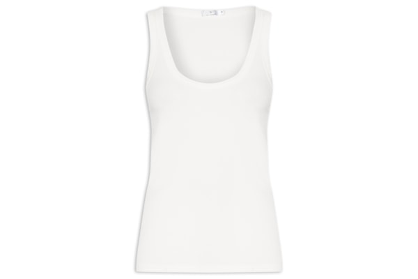Camiseta Feminina Fenda - Branco
