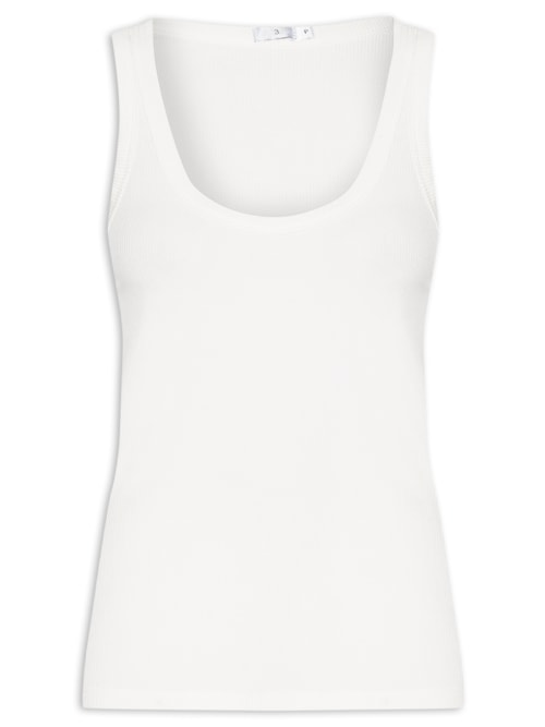 Camiseta Feminina Fenda – Branco