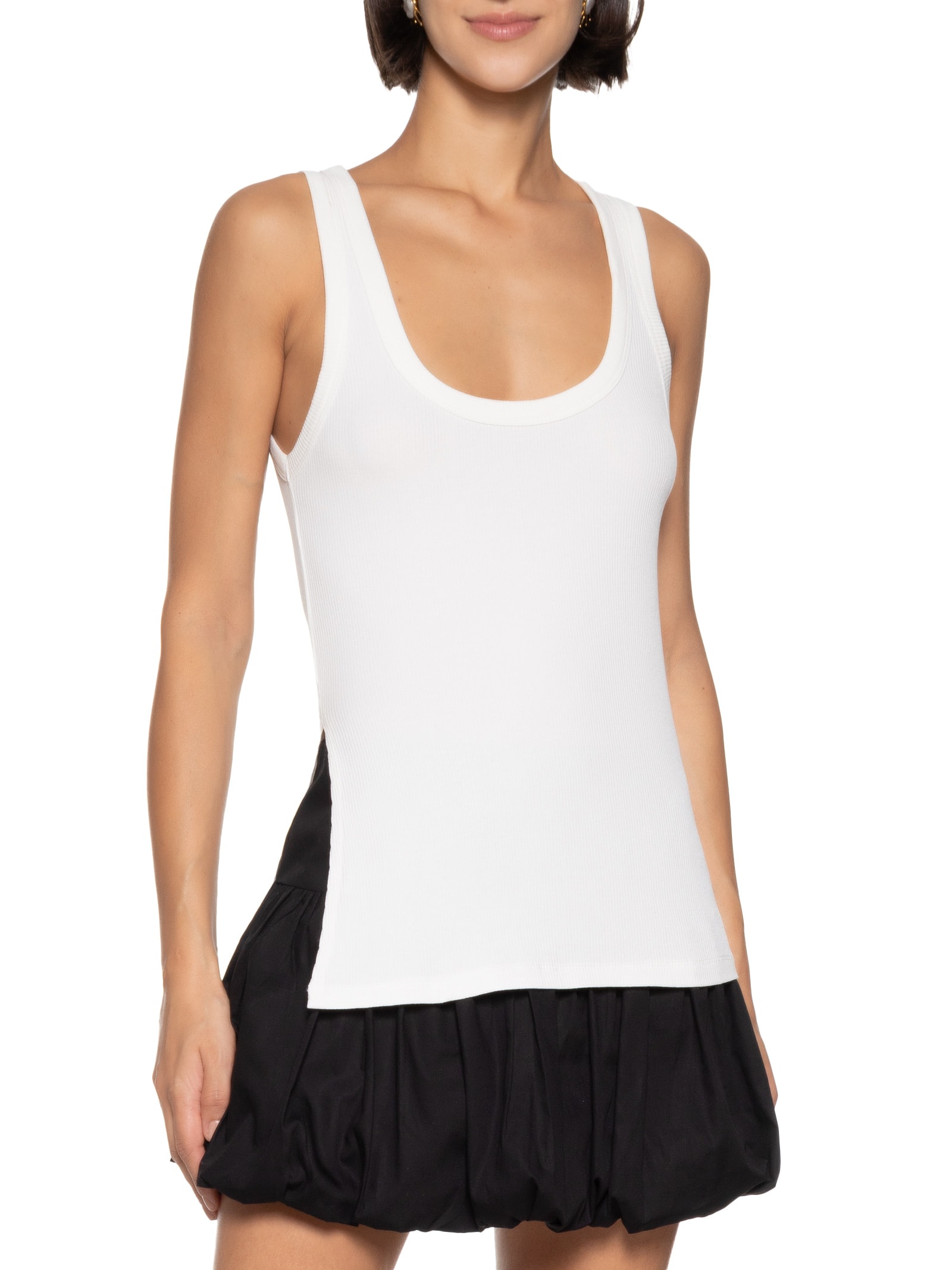 Camiseta Feminina Fenda Branco Loja 3