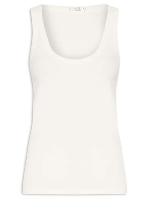 Camiseta Feminina Fenda - Branco Camiseta Feminina Fenda - Branco