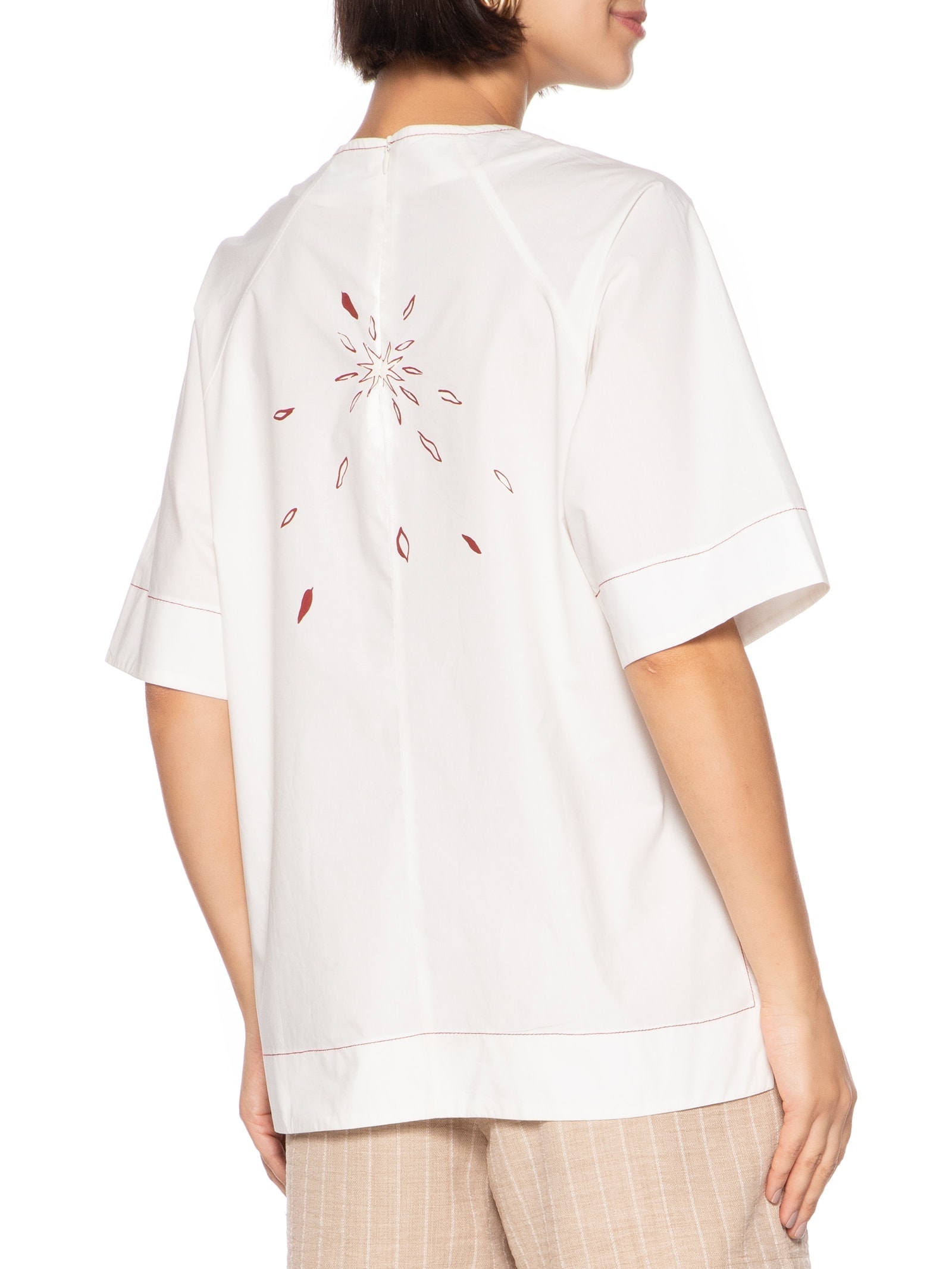Camiseta Feminina Fenix Lab Branco Cantão