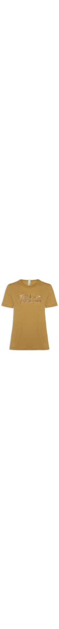 Camiseta Feminina Festa De Sol - Marrom