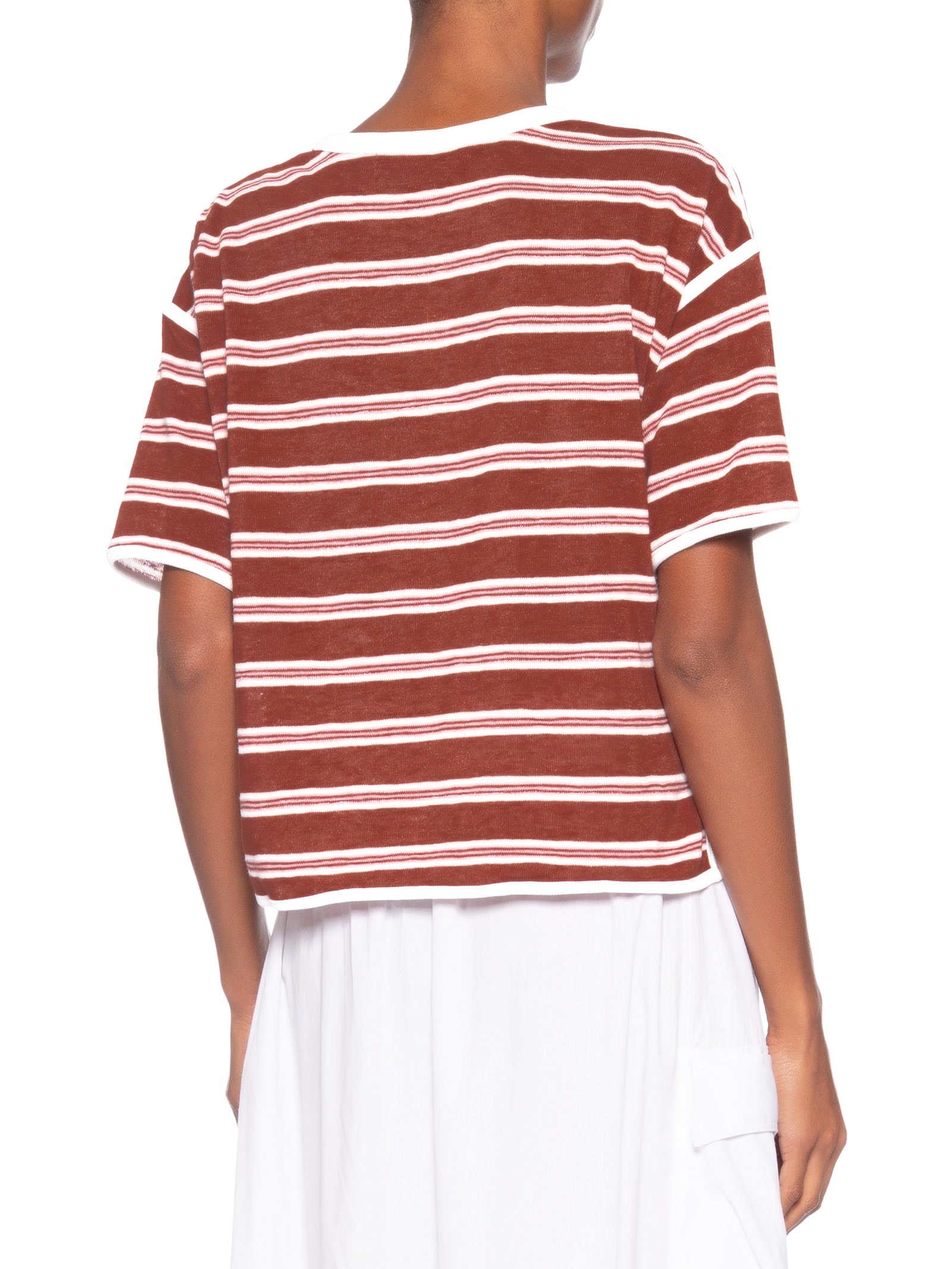 Camiseta Feminina Fio Tinto Essence Vermelho Animale