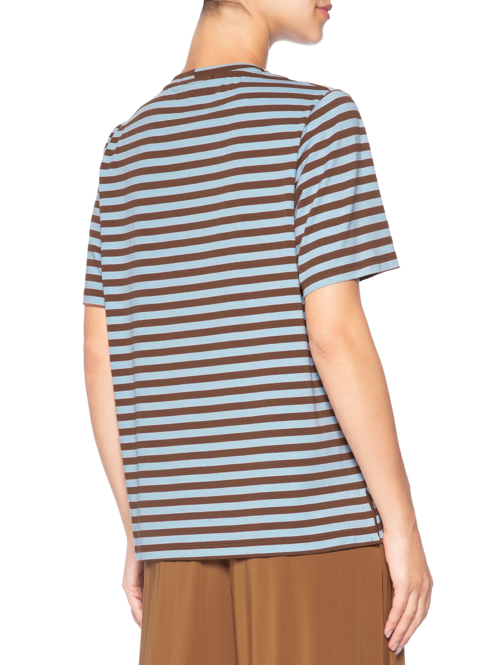 Camiseta Feminina Fio Tinto Marrom Animale