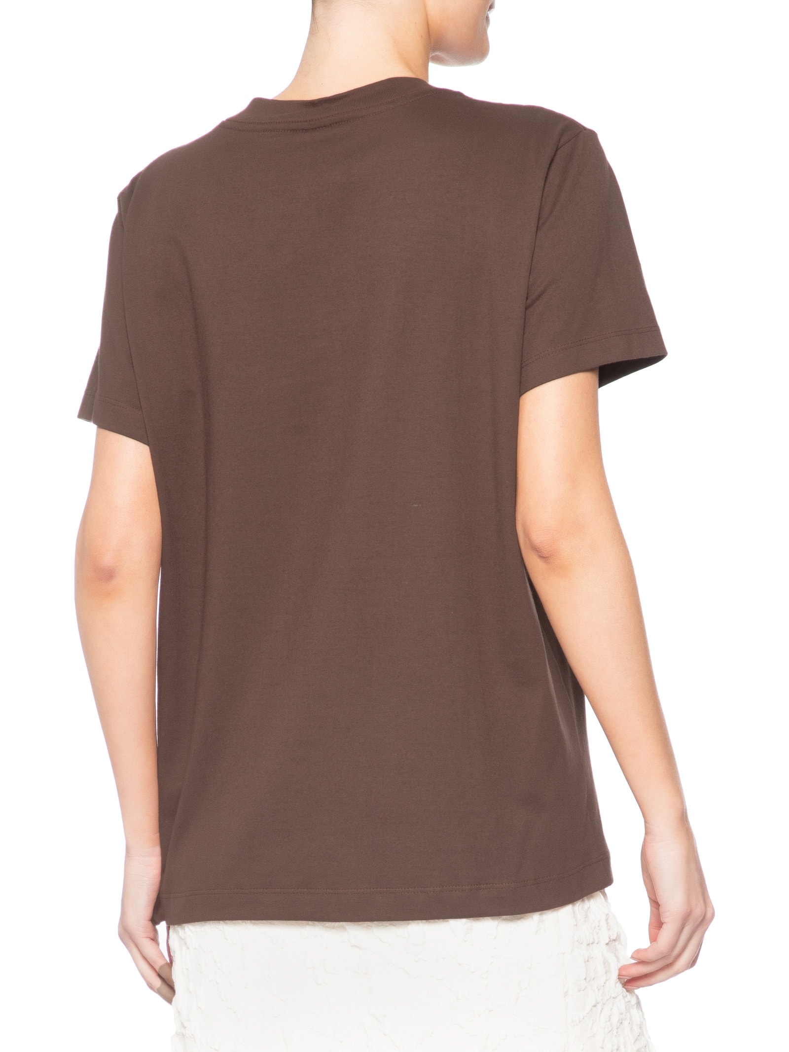 Camiseta Feminina Fit O Pulo Marrom Farm