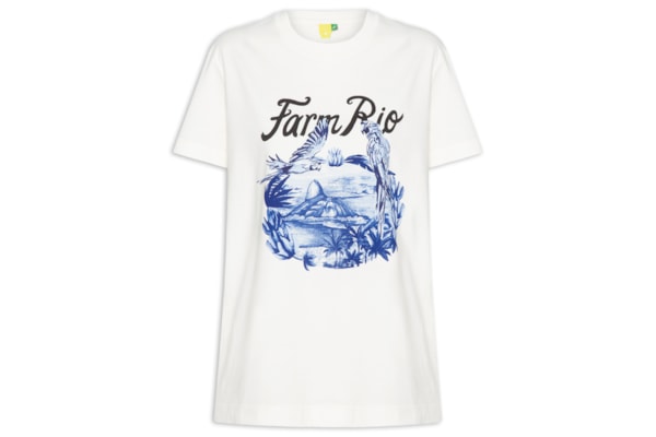 Camiseta Feminina Fit Portal Araras - Branco