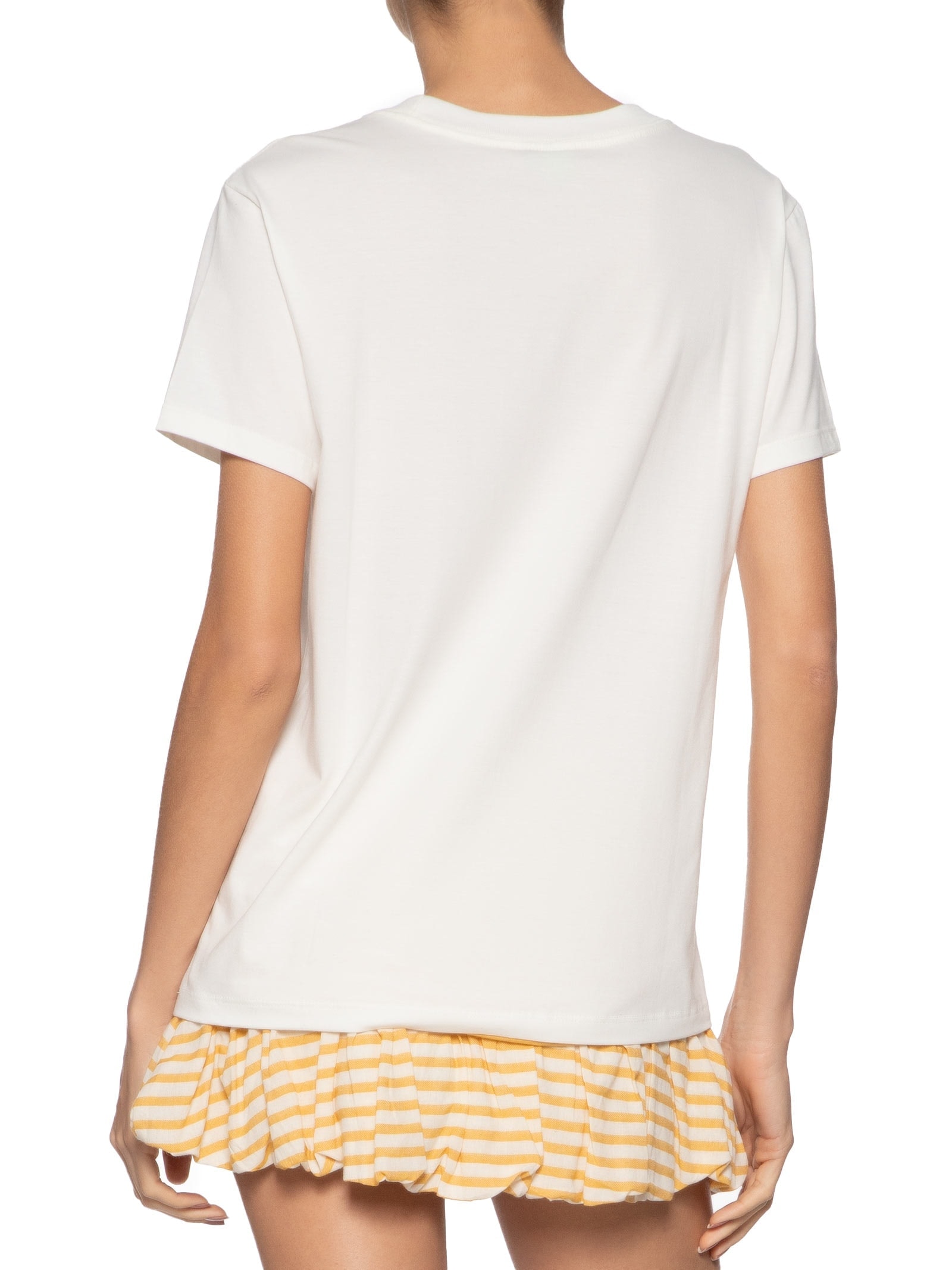 Camiseta Feminina Fit Rio Ostra Off White Farm