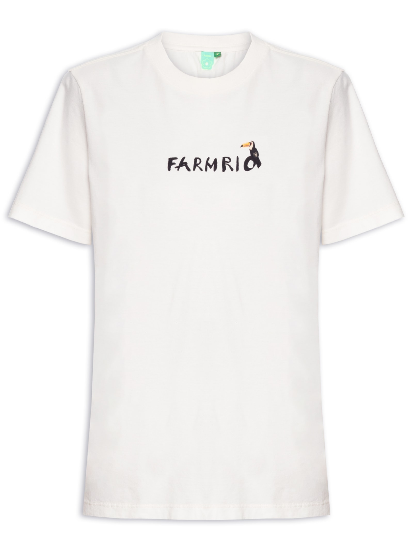 Camiseta Feminina Fit Tucaninho Branco Farm
