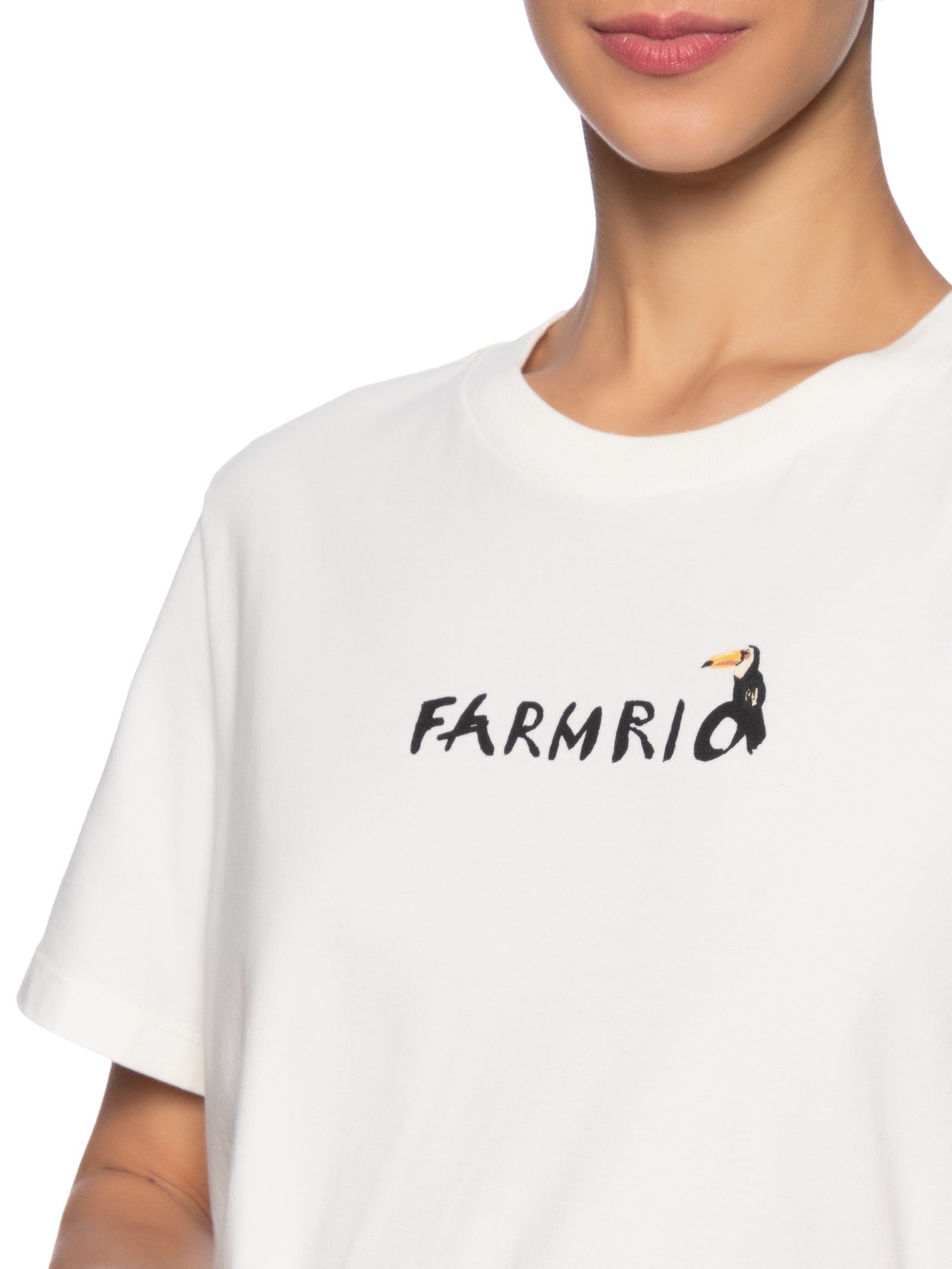 Camiseta Feminina Fit Tucaninho Branco Farm