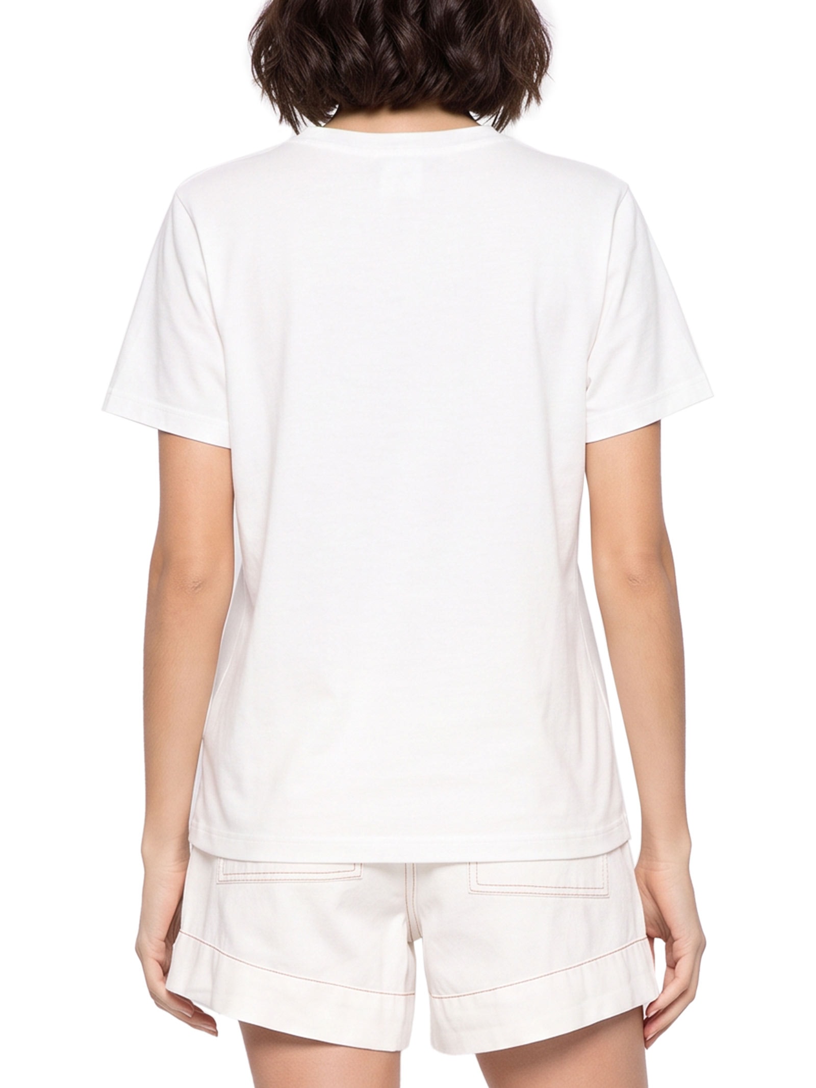 Camiseta Feminina Flor Latina Branco Cacay